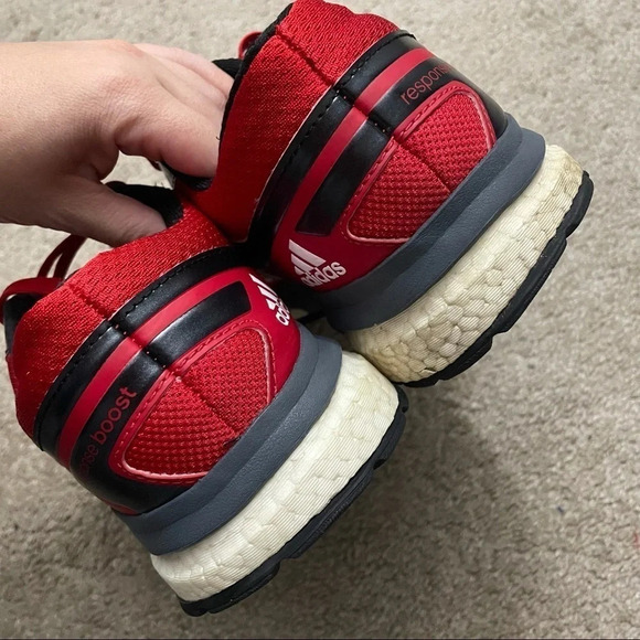 Adidas Response Boost Running Sneakers Techfit Red Art B26002 Men’s Size 10.5 main image 9